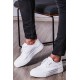 Erkek Yüksek Taban Beyaz Sneaker Ayakkabı
